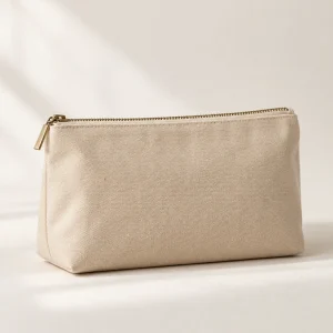 Canvas Everyday Pouch in Warm sand